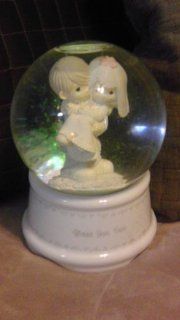 Precious Moments Musical Snowglobe "Through the Eyes of Love"  Snow Globes  