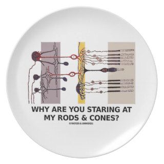 Why Are You Staring At My Rods & Cones? Party Plates