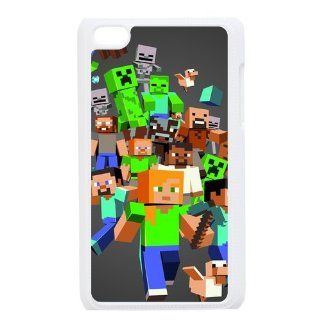 Custom Minecraft Game Printed Hard Protective Case Cover for iPod Touch 4/4G/4th Generation DPC 2013 17027 Cell Phones & Accessories