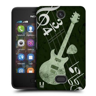 Head Case Designs Guitar Musika Hard Back Case Cover for Nokia Asha 501 Cell Phones & Accessories
