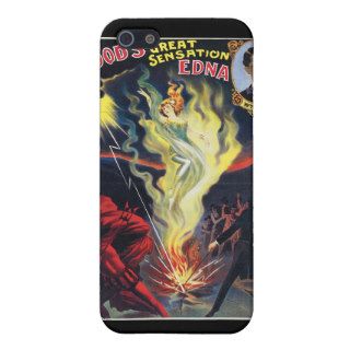 Wood's ~ Sensation Edna Vintage Magic Act Cover For iPhone 5