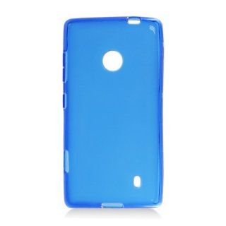 NOKIA LUMIA 521 TPU COVER T CLEAR, CHECKER BLUE 502 Cell Phones & Accessories