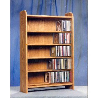 Wood Shed Solid Oak Cabinet CD Rack TWS 502   Cd Storage Racks