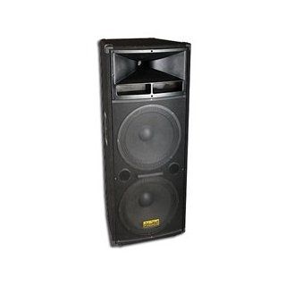 DJ Tech Vegas 218 1500W Dual 18" 3 Way DJ Pro Speaker Electronics