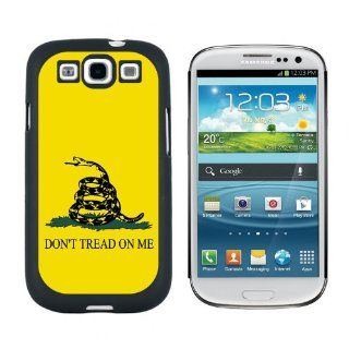 Gadsden Flag Don't Tread On Me   Snap On Hard Protective Case for Samsung Galaxy S3   Black Cell Phones & Accessories