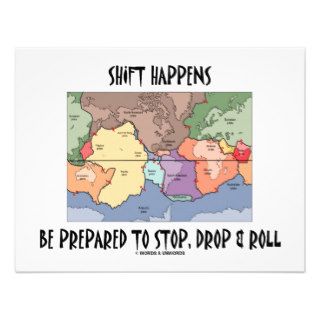 Shift Happens Be Prepared To Stop, Drop & Roll Announcement