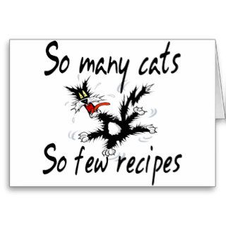 So Many Cats So Few Recipes Cards
