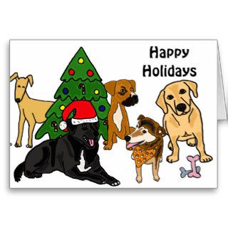 BB  Rescue Dogs Holiday Card