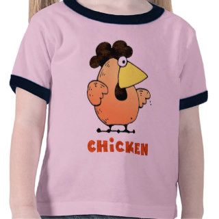 Cartoon Chicken  Fat Chicken T shirt