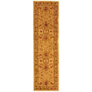 Handmade Mahal Ivory Wool Runner (2'3 x 12') Safavieh Runner Rugs