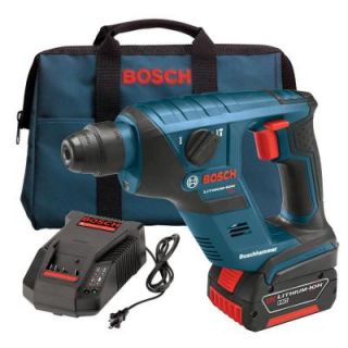 Bosch 18 Volt Lithium Ion 1/2 in. SDS Plus Compact Rotary Hammer Kit RHS181K