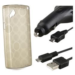 Smoke TPU Case/ Car Charger/ USB Cable for Samsung Wave GT S8500 BasAcc Cases & Holders