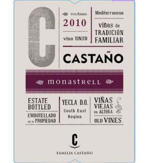 Bodegas Castano Monastrell 2010 Wine