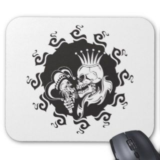 Evil King Skull Mouse Pad