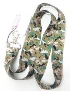 Camouflage Brown Lanyard for ID Badge Holder, , Keychain, Cellphone, and Camera  Key Tags And Chains 