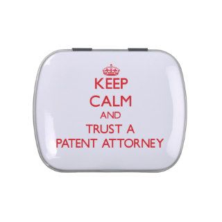 Keep Calm and Trust a Patent Attorney Jelly Belly Tin