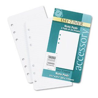 Day Timer   Lined Note Pads for Organizer, 3 3/4 x 6 3/4, 48 Sheets/Pack   Sold As 1 Pack   Narrow ruled pages for extensive note taking.  Daytimer Planner  