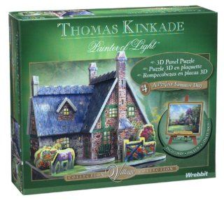 3D Thomas Kinkade A Perfect Summer Day Puzzle 33pc Toys & Games