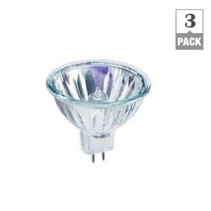 Philips 20 Watt MR16 12 Volt Halogen Dimmable Light Bulb (3 Pack) 415687