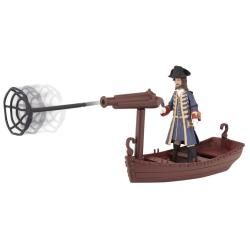 Pirates of the Caribbean Barbosa with Long Boat Figures Jakks Pacific Movie & TV Figures