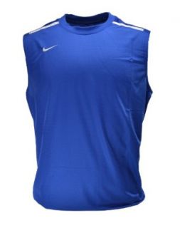 Nike Dri Fit League Men's Sleeveless T Shirt True Blue/White 521130 493 S  Fashion T Shirts  Clothing
