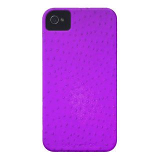 Ostrich Leather Look, Purple Violin iPhone 4 Case Mate Case
