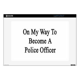 On My Way To Become A Police Officer Decal For Laptop