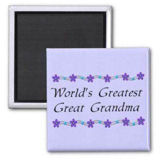 World's Greatest Great Grandma Magnets