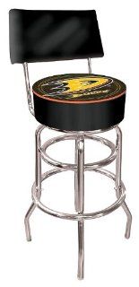 NHL Anaheim Ducks Padded Bar Stool with Back  Home Bars  Sports & Outdoors