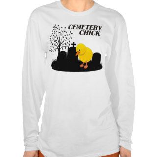 Cemetery Chick T Shirt