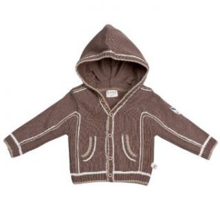Kanz Little Cricketer Hoodie, Brown, 6 Months Infant And Toddler Hoodies Clothing