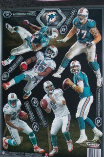 Miami Dolphins Fathead Set 6 Player NFL Team Set Official Wall Graphics   Sports Collectibles