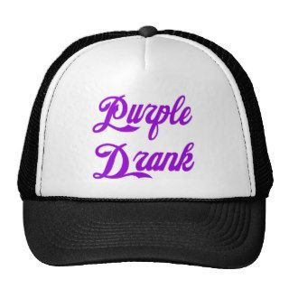 purple drank shirt mesh hat