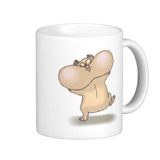 funny chubby cheeks hamster coffee mugs