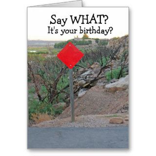 Funny Birthday Card Men's Birthday Card