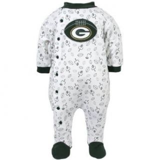 Green Bay Packers Infant Footed Sleeper  Apparel  Clothing