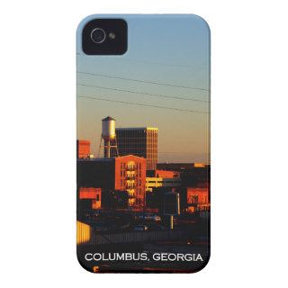 A view of Columbus, GA taken Phenix City, AL iPhone 4 Cases