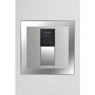 Toto TET3GN#SS 4 Inch by 4 Inch Concealed Sensor Toilet Surface Mount 1.6 GPF Flush Valve Only, Stainless Steel    