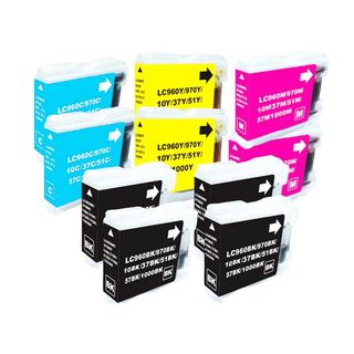 Brother LC51 Compatible Black/Color Ink Cartridges (Set of 10) Brother Laser Toner Cartridges