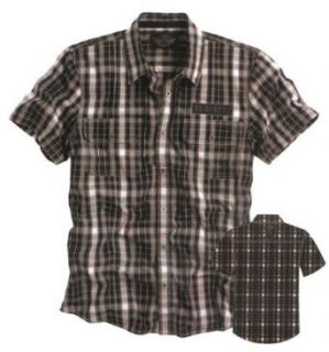 Harley Davidson Men's Black Label #1 Plaid Shirt. All Cotton. 99055 11VM Button Down Shirts Clothing