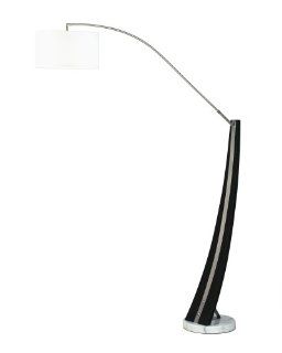 Nova Lighting 4553 Planar Arc Lamp, Brushed Nickel   Floor Lamps  