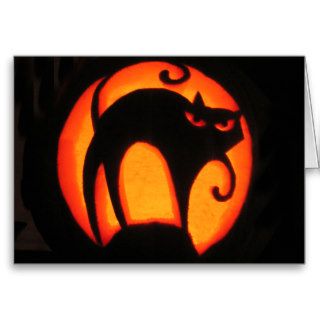 Halloween Scary Cat Card