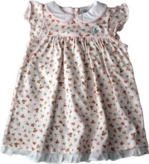 Ralph Lauren Layette Girl's Floral Print Dress Set (6 Month) Clothing