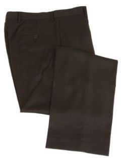 Joseph Abboud Mens Flat Front Brown Wool Dress Pants   Size 42 x30 at  Men�s Clothing store