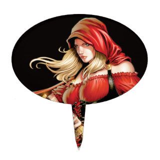 Grimm Fairy Tales Volume 1   Tough Red Riding Hood Cake Topper