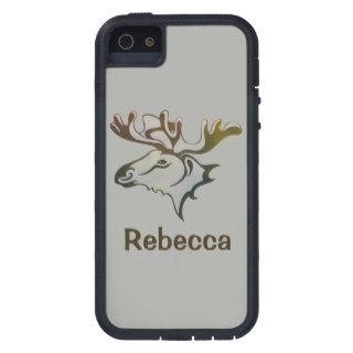 Tribal Hunting Wildlife Moose Animal Camouflage Ex Case For iPhone 5
