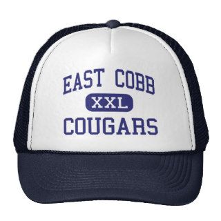 East Cobb Cougars Middle Marietta Georgia Mesh Hats