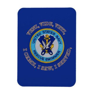 US Navy Rescue Swimmer Logo Flexible Magnets