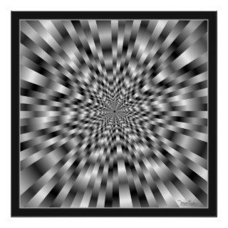 Extreme Speed Optical Illusion Poster