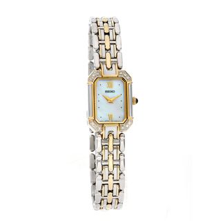 Seiko Women's Stainless Steel Diamond accented Watch Seiko Women's Seiko Watches